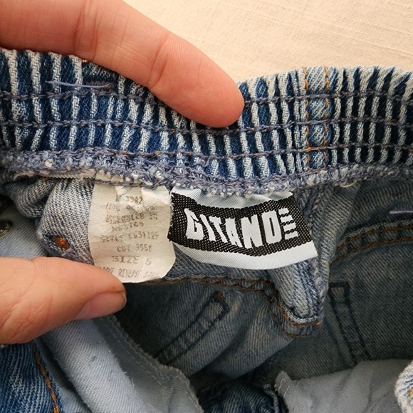 Vintage Gitano Wide Leg Jeans 5t - Picture 6 of 8